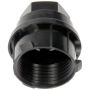 DORMAN 611-953 M27-2.0 Black Wheel Nut Cover - Threaded Type