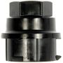 DORMAN 611-953 M27-2.0 Black Wheel Nut Cover - Threaded Type