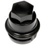 DORMAN 611-959 M27-2.0 Black Wheel Nut Cover - Threaded Type