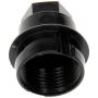 DORMAN 611-959 M27-2.0 Black Wheel Nut Cover - Threaded Type