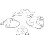 DORMAN 635-5003 Timing Cover Gasket Kit
