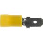 DORMAN 638-262 12-10 Gauge Male Slide Disconnect Terminal, .250 In., Yellow