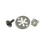 DORMAN 700-086 Splash Shield Screw With Retainer, Clip