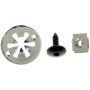 DORMAN 700-086 Splash Shield Screw With Retainer, Clip
