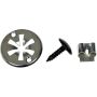 DORMAN 700-086 Splash Shield Screw With Retainer, Clip
