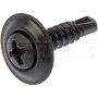 DORMAN 700-152 Trim Screw - Black Countersunk - No. 8 x 3/4 In.