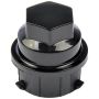 DORMAN 711-022 Black Wheel Nut Cover M24-2.0