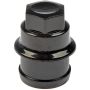 DORMAN 711-026 Black Wheel Nut Cover M27-2.0