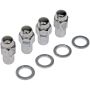 DORMAN 711-108 Wheel Nut Chrome Std. Mag 2-Pc 7/16-20