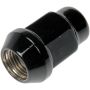 DORMAN 711-205A Black Bulge Seat Acorn Wheel Nut - 1/2-20