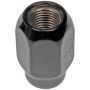 DORMAN 711-211 Wheel Nut Black Chrome Acorn 2-Pc 1/2-20