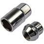 DORMAN 711-226 Wheel Nut Lock Chrome Spline Drive Bulge 1/2-20