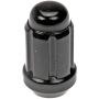 DORMAN 711-256 Black Chrome Spline Drive Lock Set 1/2-20