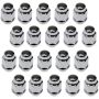 DORMAN 711-265 Wheel Nut Chrome Acorn Bulge Seat 1/2-20