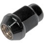 DORMAN 711-305A Black Bulge Seat Acorn Wheel Nut - M12-1.50