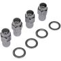 DORMAN 711-308 Wheel Nut Chrome Std. Mag 2-Pc M12-1.50