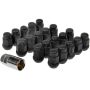 DORMAN 711-335C Matte Black Acorn Nut Lock Set M12-1.50