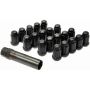 DORMAN 711-355C Matte Black Spline Drive Lock Set M12-1.50