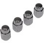 DORMAN 711-401 Wheel Nut Chrome Acorn 2-Pc M12-1.25