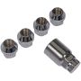 DORMAN 711-426 Wheel Nut Lock Chrome Bulge Lock Set M12-1.25