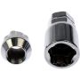 DORMAN 711-626 Wheel Nut Lock Chrome Bulge Seat Open End M14-1.50
