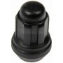 DORMAN 711-635C Matte Black Acorn Nut Lock Set M14-1.50