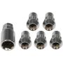 DORMAN 712-228 Wheel Nut Lock Chrome Acorn Set 1/2-20