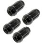 DORMAN 712-315C Matte Black Spline Drive Lock Set M12-1.50