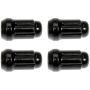DORMAN 712-315C Matte Black Spline Drive Lock Set M12-1.50