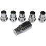 DORMAN 712-628 Wheel Nut Lock Chrome Acorn Set M14-1.50