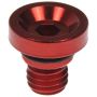 DORMAN 712-X95E Wheel Nut Cap, Red Aluminum