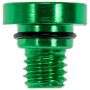 DORMAN 712-X95F Wheel Nut Cap, Green Aluminum