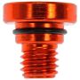 DORMAN 712-X95I Wheel Nut Cap, Orange Aluminum