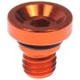 DORMAN 712-X95I Wheel Nut Cap, Orange Aluminum