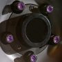 DORMAN 712-X95J Wheel Nut Cap, Purple Aluminum