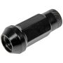 DORMAN 713-285A Black Open End Knurled Wheel Nuts