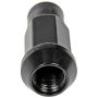 DORMAN 713-285A Black Open End Knurled Wheel Nuts