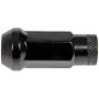 DORMAN 713-285A Black Open End Knurled Wheel Nuts