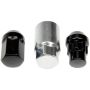 DORMAN 713-375A Black Acorn Wheel Nut Lock Set