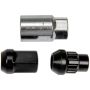 DORMAN 713-375A Black Acorn Wheel Nut Lock Set