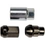 DORMAN 713-375Z Hyper Black Acorn Wheel Nut Lock Set