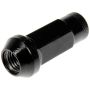DORMAN 713-385A Black Open End Knurled Wheel Nuts