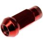 DORMAN 713-385E Red Open End Knurled Wheel Nuts