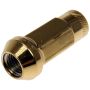 DORMAN 713-385K Gold Open End Knurled Wheel Nuts