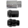 DORMAN 713-475A Black Acorn Wheel Nut Lock Set