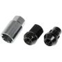 DORMAN 713-475A Black Acorn Wheel Nut Lock Set