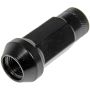 DORMAN 713-485A Black Open End Knurled Wheel Nuts