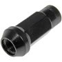 DORMAN 713-485A Black Open End Knurled Wheel Nuts