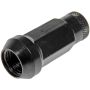 DORMAN 713-685A Black Open End Knurled Wheel Nuts