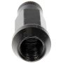 DORMAN 713-685A Black Open End Knurled Wheel Nuts